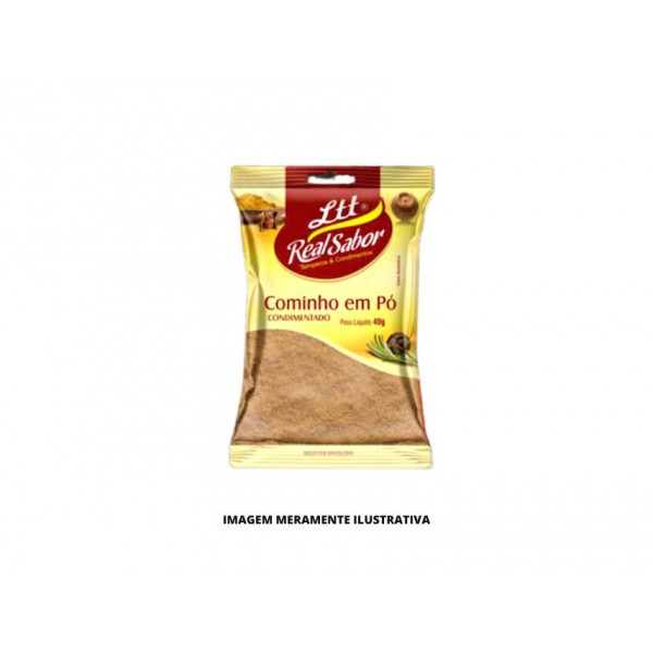 TEMPERO - REAL SABOR - 30g - COMINHO EM PO - CX50